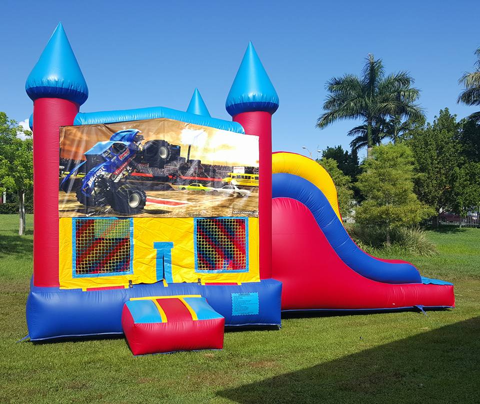 Bounce House and Slide