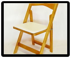 wood chair rentals Kendall