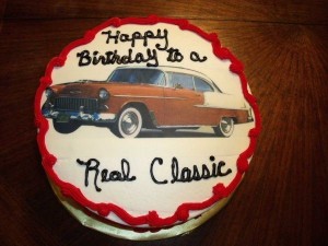 Party Rentals Car Theme Cake