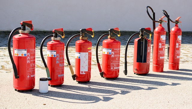 Many fire-extinguishers