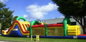 Inflatable obstacle course from Adventure Land