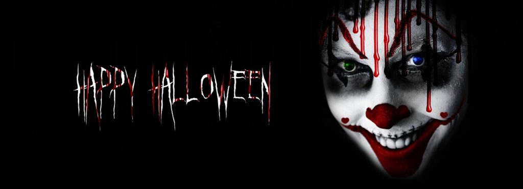 Halloween-scary clown
