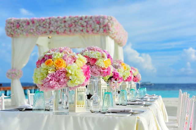 Beach wedding rentals items