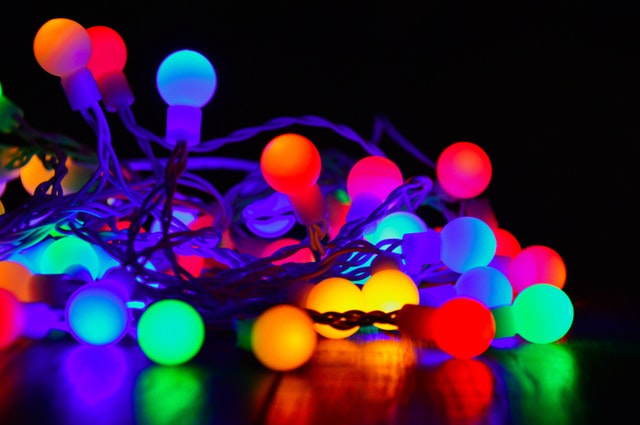 Colored-string-lights