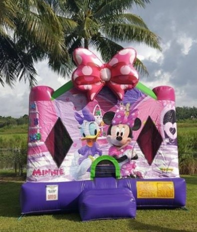 •Minnie mouse bounce house rental 