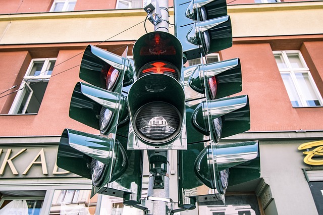 traffic lights drivers be aware of Haloween trick or treaters