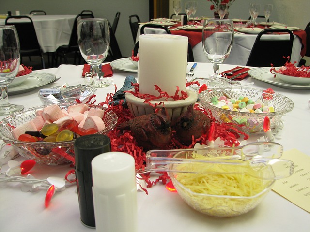 Valentines Party table setting