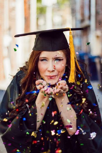 Graduation outdoor tent party