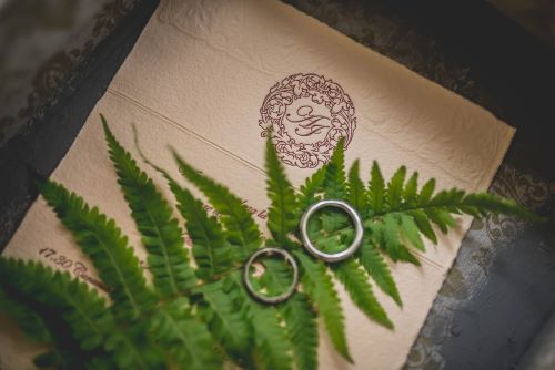 wedding invitations-two wedding rings