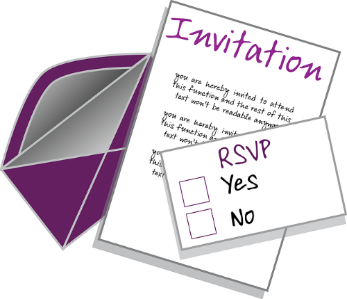 Invitations RSVP