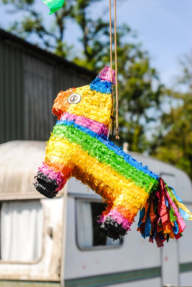 horse pinata for birthday party