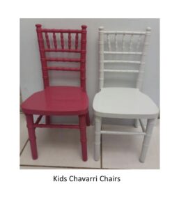 Children Chiavari Chair Rentals