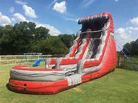 Wet 20 ft Liquid Magma Water Slide with Pool | Cowboy Party Rentals ...